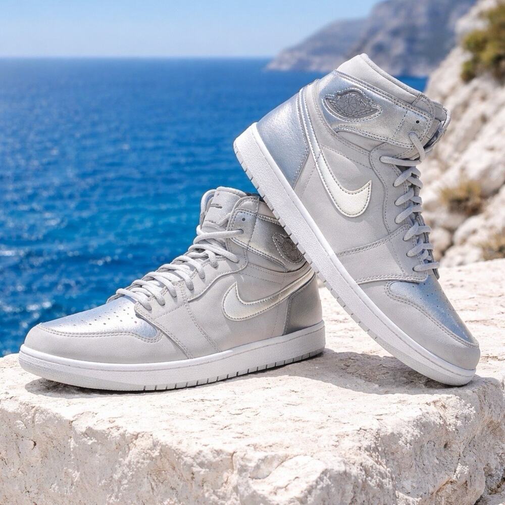 Size 14- Jordan 1 Retro High CO Japan Neutral Grey 575441-029 Worn Once No Box